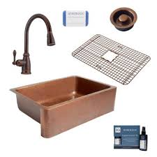 copper farmhouse kitchen sinks