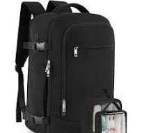 Lochas Carry on Travel Backpack for Women Men Lightweight Weekender Bag  Laptop Backpack Hiking Business Casual Gym Daypack,Black