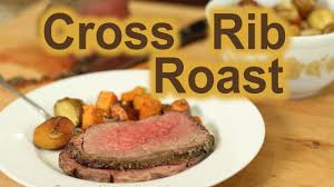 How To Make A Cross Rib Beef Roast Dinner With Roasted Potatoes Rockin Robin Cooks