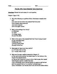 It's like the trivia that plays before the movie starts at the theater, but waaaaaaay longer. Baseball Questions Worksheets Teaching Resources Tpt