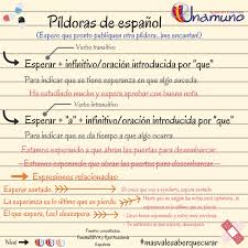 Repaso De Las Estructuras En Espanol Esperar Infinitivo Y Esperar A Infinitivo Espanol Gramatica Gramaticaespan Espanol Aprender Espanol Gramatica