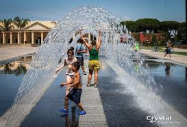 cinecitta world rome italy photo by michele d ottavio photographer water features spray park water park