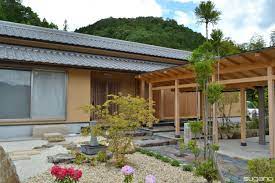 二世帯住宅のアプローチ 日本家屋 二世帯住宅 住宅 外観