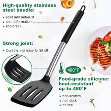 We did not find results for: Popolic Silicone Kitchen Utensils Set 14 Pcs Cooking Utensils Cooking Tools With Stainless Holder Heat Resistant Turner Tongs Spatula Ladle Spoon For Nonstick Cookware With Hook Up Measuring Spoon Cooking Dining Home