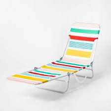 Variegated Stripe Outdoor Beach Lounger Red Yellow Blue Sun Squad Target Lounger Red Yellow Summer Pool Party