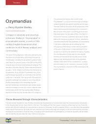 Far from standing forever, even the most imposing of man's creations wear away. Ozymandias Themes Lesson Plan Owl Eyes