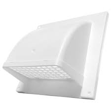 Fresh air inlet wall cap for 8 round duct for range hoods and bath ventilation fans. Sm Side Wall Cap Builder S Best