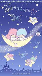 little twin stars wallpaper 2016 七月桌布日本官方電子報 stargazer キキララ壁紙 リトルツインスターズ キキラライラスト
