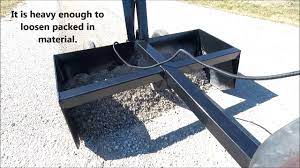 Homemade Atv Or Mower Box Scraper Blade, Speed Mover, Dirt Mover, Pull  Behind Grader Diy Plans - Youtube