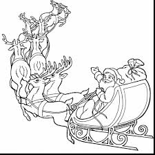 Unbelievable Santa Claus And Reindeer Coloring Pages With Reindeer Coloring Page And Reindeer Santa Coloring Pages Rudolph Coloring Pages Horse Coloring Pages
