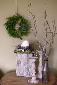 Naturliche Osterdeko Fur Den Beistelltisch Mrs Greenery Osterdeko Dekoration Basteln Fruhling Ostern