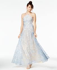 Speechless Juniors Embroidered Halter Gown Reviews Dresses Juniors Macy S Macys Prom Dress Gowns Junior Prom Dresses