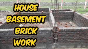 Actually, a basement is poured in three pieces in most cases: Brick Work Basement Brick Work Step By Step Tamil Credence Construction Youtube