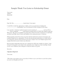 Here is an outline of the standard thank you letter: Scholarship Donation Thank You Letter Templates At Allbusinesstemplates Com