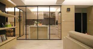 開放式廚房與客廳的隔間方式 kitchen style home kitchen design