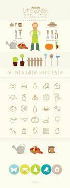 planche de pictos sur le jardin little garden illustration mcr