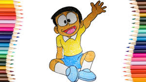 In each colored box you will find the hex color code, which is made up of the 6 letters/numbers beside. How To Colour Nobita Nobi Doraemon Nobita Colouring For Kids Youtube