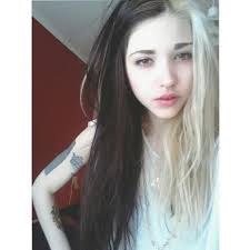 Image About Girl In Beautiful By Caѕѕahɗyaa Dyed Hair Aesthetic Hair Half And Half Hair