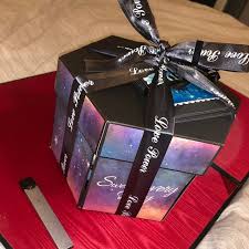 Ebg Love Explosion Box Diy Handmade Photo Album Etsy In 2020 Handmade Photo Albums Romantic Birthday Gifts Girlfriend Gift Box