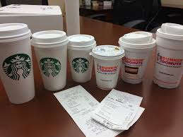 Dunkin' donuts menu includes hot coffee, iced coffee, frozen treats, sandwiches, cakes, muffins, bagels, cookies, smoothies, and many more items. Starbucks Is Cheaper Than Dunkin Donuts Period Vaughan Dugan
