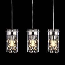 Wtape 3light Glass And Crystal Chandelier Pendant Light Decorative Pendant Lighting For Kit Decorative Pendant Lighting Pendant Light Chandelier Pendant Lights
