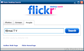 Return a list of photos matching some criteria. Flickr Desktop Search Adobe Air Apps