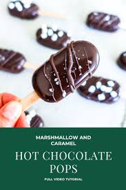 Hot Chocolate Pops Chocolate Dessert Recipes Tasty Pastry Chocolate Desserts Fancy
