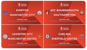 Teams who reach the last four will also receive £720,000 in prize money. Fa Cup Quarterfinals Previews Stats News Live Updates And More Football Xplore Sports Forum A Sports Q A Platform