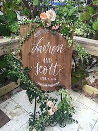 Personalized Wooden Wedding Sign Rustic Wedding By Thepaperwalrus Wooden Wedding Signs Wedding Welcome Signs Wooden Wedding