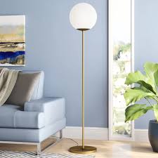 Modern Rustic Interiors Emory 63 Floor Lamp Reviews Wayfair Mid Century Modern Floor Lamps Modern Floor Lamps Round Carpet Living Room