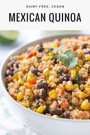 Interestingly enough, there was once a time—somewhere back in the distant '70s—when people were actually excited about cook. Mexican Quinoa Recipe Dairy Free Vegan Simply Whisked