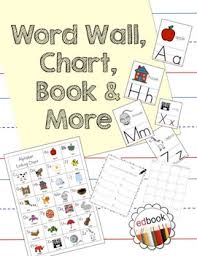 word wall chart book and more