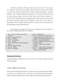 Subject to the provisions of part iii of this constitution, the following persons born on or after malaysia day are citizens by operation of law. The Federal Constitution Of Malaysia Politics Social Institutions