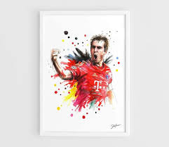 Philipp Lahm Bayern Munchen A3 Wand Poster Kunstdruck Der Soccer Artwork Posters Art Prints Art Prints