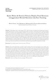 Dak dak subbidang kb pada hakekatnya untuk mendukung upaya pencapaian sasaran pembangunan prioritas yang telah ditetapkan di rkp 2019. Pdf Kajian Warna Ilustrasi Primary Display Panel Kemasan Menggunakan Metode Kuesioner Dan Eye Tracking