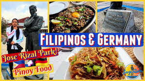 See more ideas about jose rizal, rizal, philippines culture. Filipinos In Germany Jose Rizal Park Filipino Food In Frankfurt Youtube