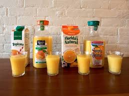 Orange Juice Taste Test Minute Maid Simply Orange Tropicana Or Florida S Natural