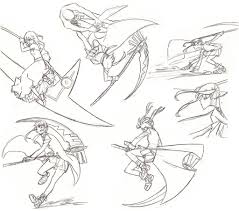 Draw the torso bending backwards and make it slightly narrower in the middle (curving inwards at the back) as compared to the top and bottom. Dramatic Anime Poses Drawing Novocom Top