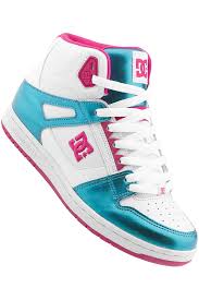 Black And Green Dc Shoes Dc Rebound Hi Shoe Women White Turquoise Buy At Skatedeluxe Dc Shoes Women Dc Shoes Girls Dc Shoes