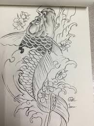 Japanesekoidragontattoo Japanese Koi Fish Tattoo Koi Dragon Tattoo Koi Tattoo Design