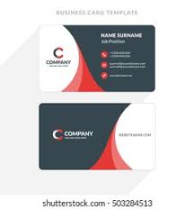 We have free business card templates available in all standard sizes (2 x 2, 2 x 3.5, and 1.75 x 3.5). Creative Clean Doublesided Business Card Template Stock Vector Royalty Free 503284513