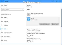 Motionpro and windows 10 v1803. Connect To Vpn In Windows 10 Tutorials