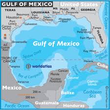 The Gulf Of Mexico Gulf Of Mexico Map Mexico Maps Gulf Of Mexico Facts Location Gulf Of Mexico Mexico Map Gulf Coast Beaches