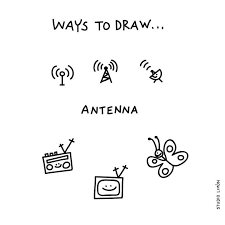 What S On The Radar Word Of Day 23 Waystodraw Antenna Draw Drawing Doodle Drawings Sketch Notes Drawings
