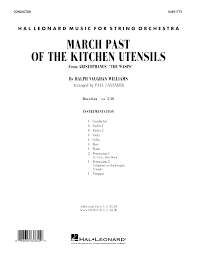 By ashley friedman updated march 24, 2019. Paul Lavender March Past Of The Kitchen Utensils From The Wasps Conductor Score Full Score Sheet Music Pdf Notes Chords Classical Score Orchestra Download Printable Sku 373288