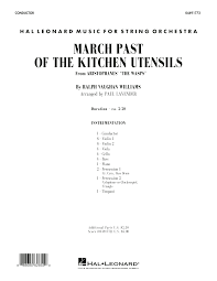 Check spelling or type a new query. Paul Lavender March Past Of The Kitchen Utensils From The Wasps Conductor Score Full Score Sheet Music Pdf Notes Chords Classical Score Orchestra Download Printable Sku 373288