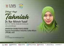 Dunia bioteknologi di malaysia sedang berkembang. Congratulations Dr Nur Athirah Institut Penyelidikan Bioteknologi