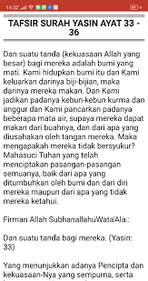 Şöyle ki, her bahar biz o toprağa hayat veriyor ve. Surat Yasin Lengkap Offline Terjemah Audio Mp3 Fur Android Apk Herunterladen