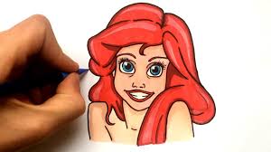 Plus besoin d'acheter de livre de coloriage, visitez notre. Dessin D Ariel La Petite Sirene Youtube