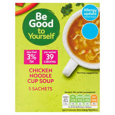 There are 231 calories in 1 cup of chopped or. Sainsbury S Be Good To Yourself Chicken Noodle Cup Soup 5x13g Sainsbury S